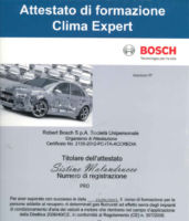 Attestato Formazione Clima Expert 