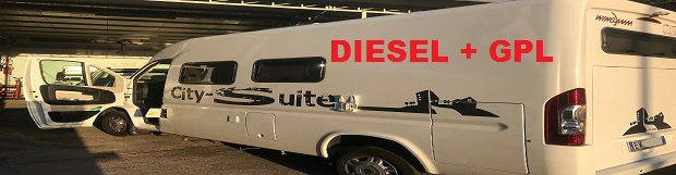 CAMPER FIAT CITY SUITE GPL DIESEL TRASFORMATO A GPL